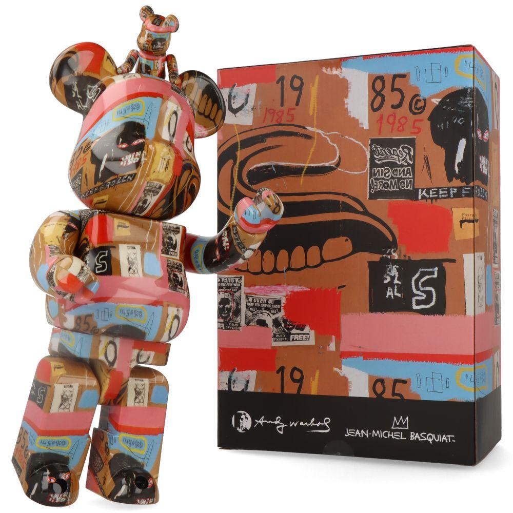 Pop Art Fusion - PopArtFusion - MEDICOM TOY BE@RBRICK Andy Warhol × JEAN-MICHEL BASQUIAT #2 100% & 400% MT400100BBWARBAS2 popartfusion.com by Conectid