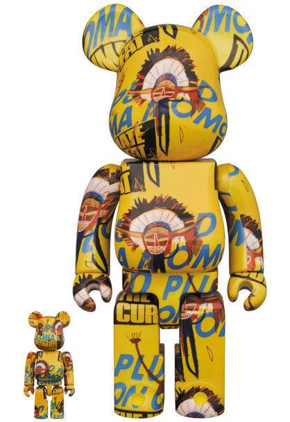 BE@RBRICK Andy Warhol JEAN-MICHEL BASQUIAT #3 100% & 400% by