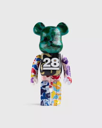 BE@RBRICK BAPE(R) CAMO 28TH ANNIVERSARY MULTI #4 400%