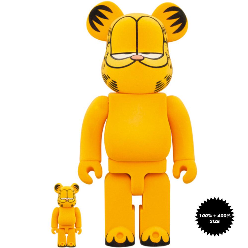 BE@RBRICK 加菲猫（100% 和400%），Medicom Toy 出品（限量版艺术玩具