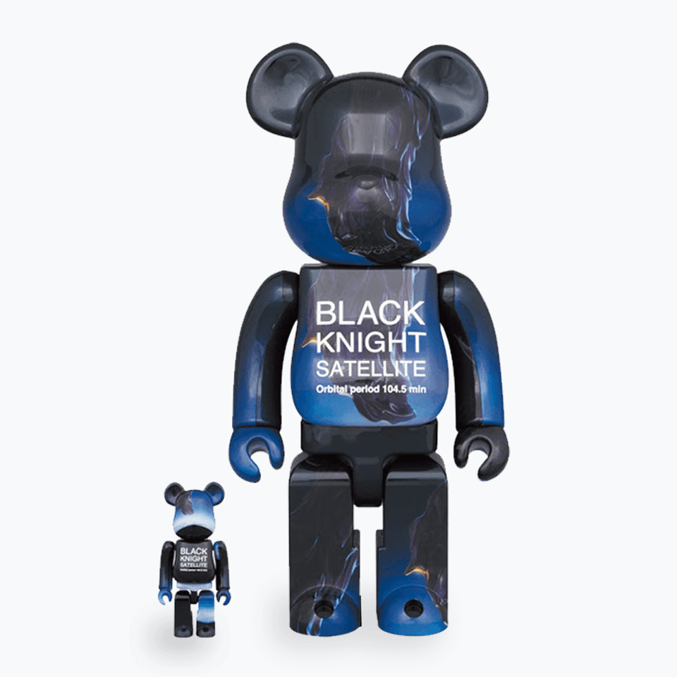 Black Knight Satellite BE@RBRICK 400% & 100%