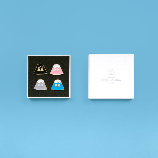 KAWS:HOLIDAY JAPAN Mount Fuji Pin Set (Set of 4)
