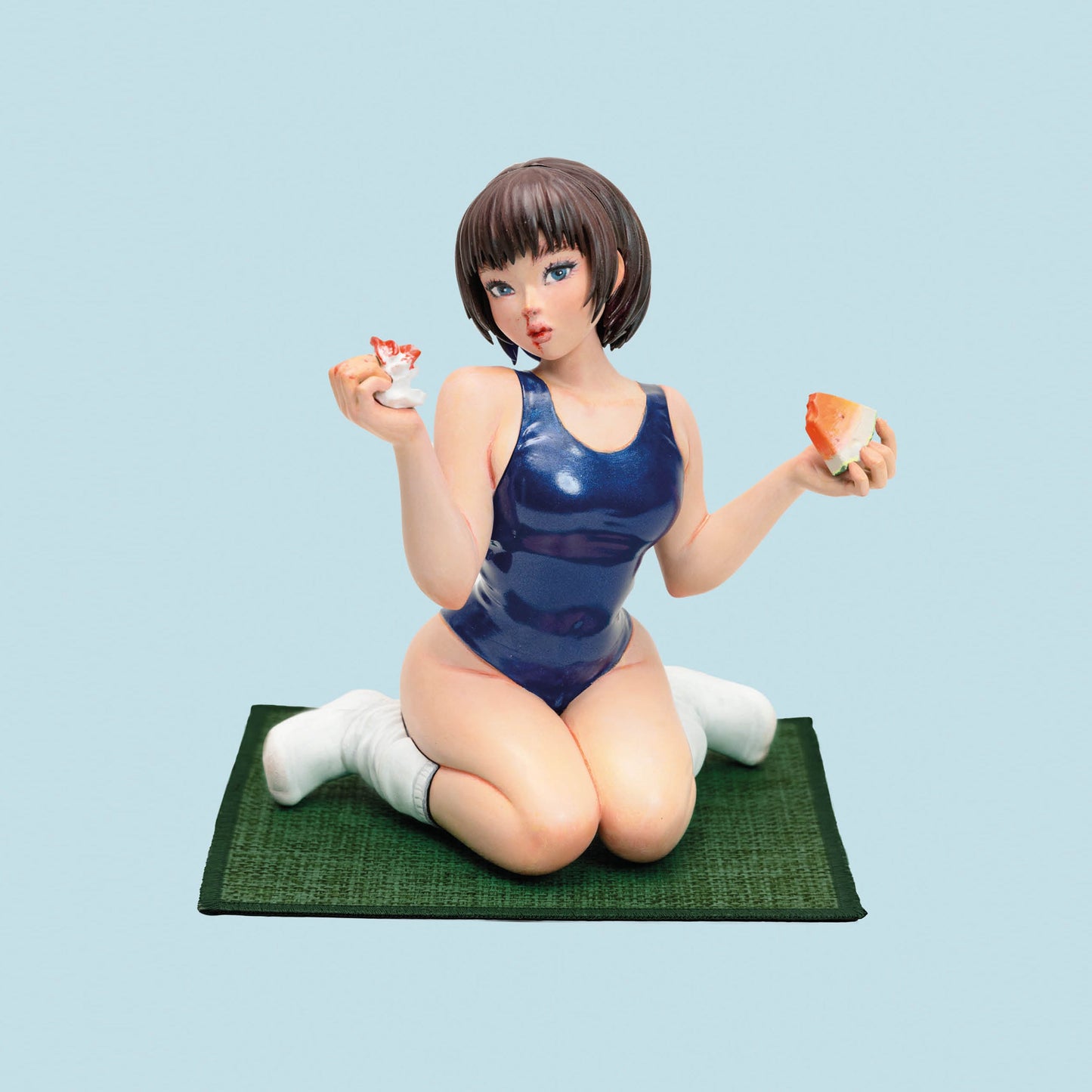 Nosebleed Girl (Sculpture and Print Set)