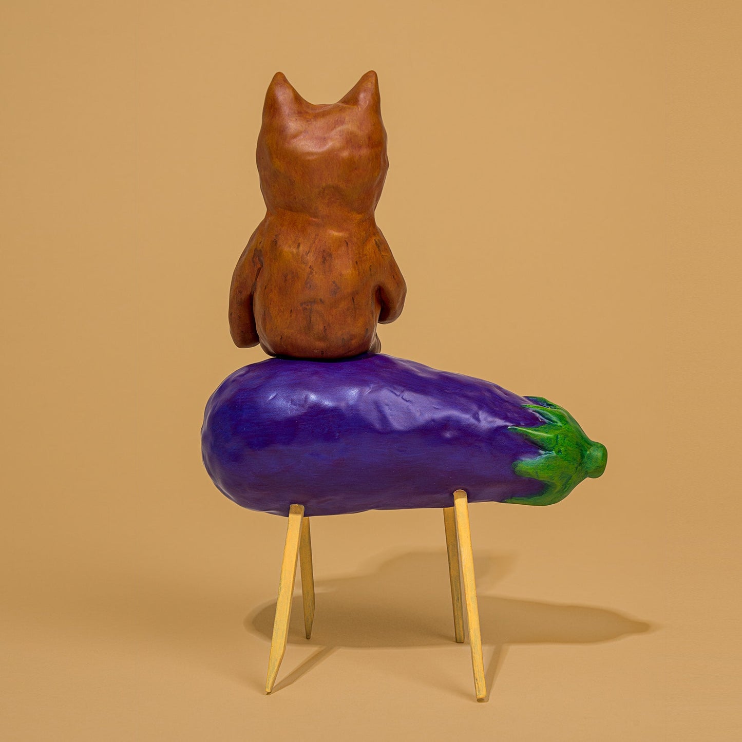 Cucumber horse and Aubergine cow