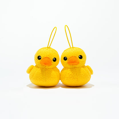 ”Double Ducks" 3.5-inch Magnetic Plush Charm