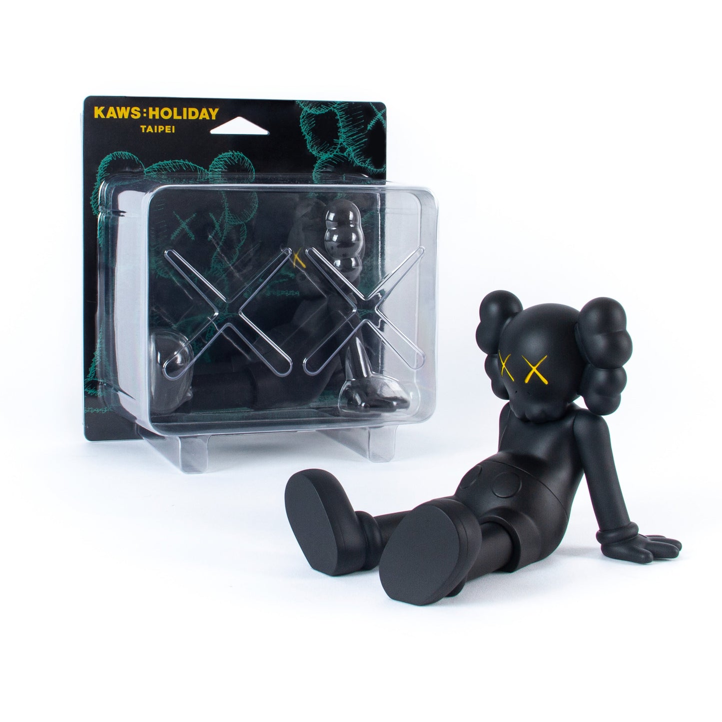 KAWS:HOLIDAY TAIPEI 7-inch Vinyl Figure - Black