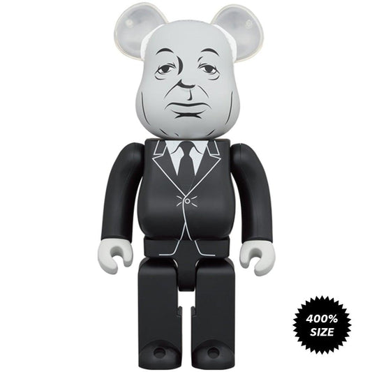 Pop Art Fusion - PopArtFusion - Medicom Toy Alfred Hitchcock 400% Bearbrick by Medicom Toy (Limited Edition Art Toy Collectible) 4530956601564 popartfusion.com by Conectid
