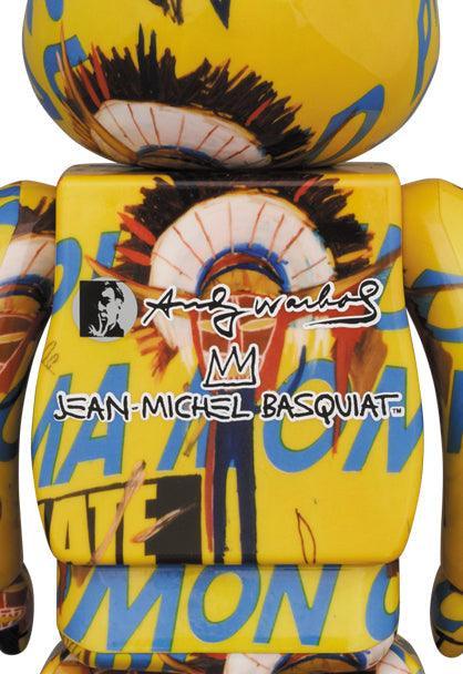 Pop Art Fusion - PopArtFusion - Medicom Toy BE@RBRICK Andy Warhol JEAN-MICHEL BASQUIAT #3 100% & 400% by Medicom Toy (Limited Edition Art Toy Collectible) 4530956596310 popartfusion.com by Conectid