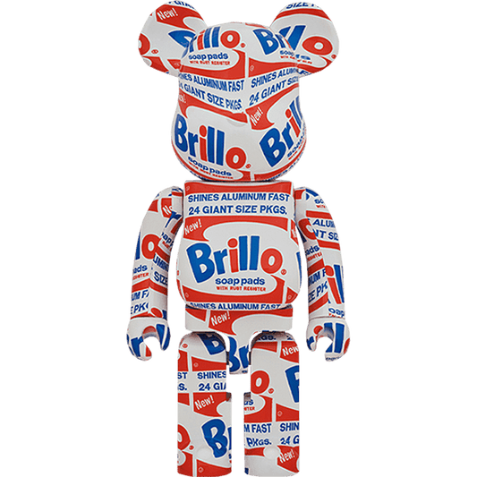 Pop Art Fusion - PopArtFusion - Medicom Toy BE@RBRICK Andy Warhol's "Brillo" 1000% by Medicom Toy (Limited Edition Art Toy Collectible) 4530956590301 popartfusion.com by Conectid