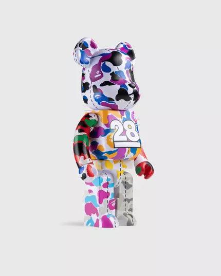 BE@RBRICK BAPE(R) CAMO 28TH ANNIVERSARY MULTI #2 1000%