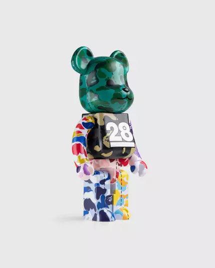 BE@RBRICK BAPE(R) CAMO 28TH ANNIVERSARY MULTI #4 400%