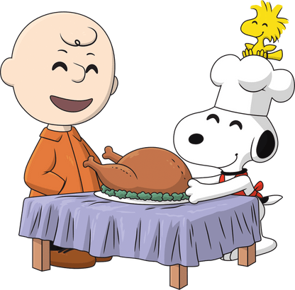 Charlie & Snoopy Thanksgiving - PopArtFusion