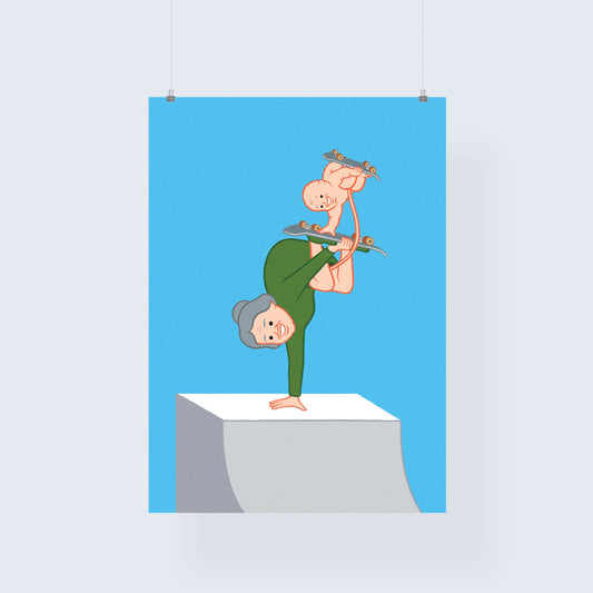 Double Handstand Giclée Print