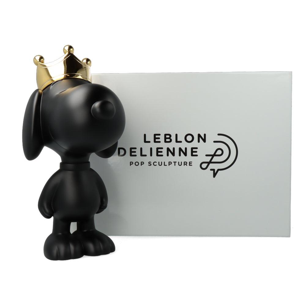 Pop Art Fusion - PopArtFusion - Leblon Delienne Leblon Delienne x Peanuts - Snoopy SF Black Mat & Crown Gold (Peanuts) PEAST03101MANOOR popartfusion.com by Conectid