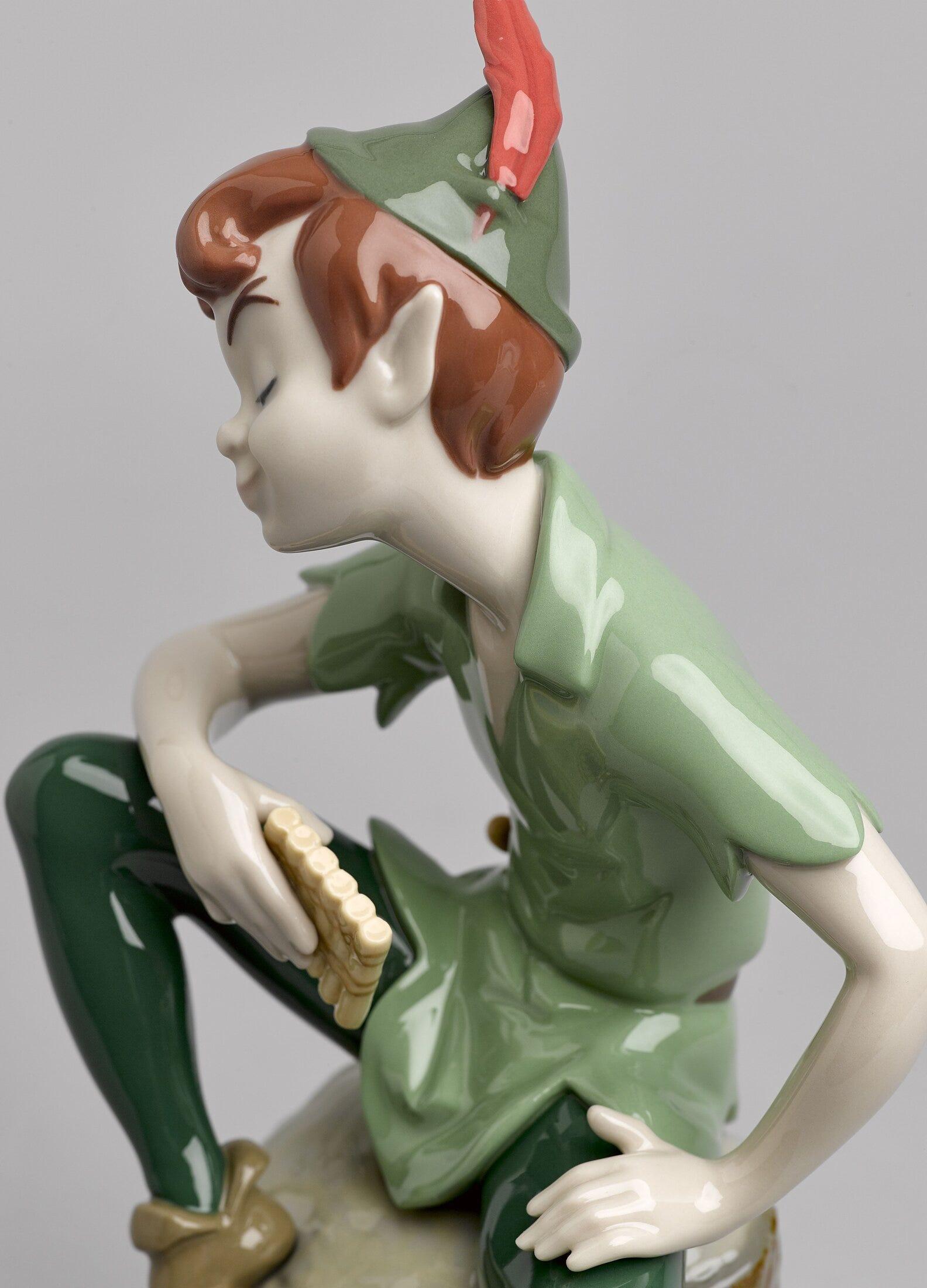 Lladro x Disney - Peter Pan Figurine - Handmade in Spain - Open Edition - PopArtFusion