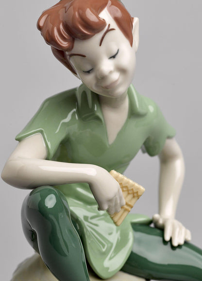 Lladro x Disney - Peter Pan Figurine - Handmade in Spain - Open Edition - PopArtFusion