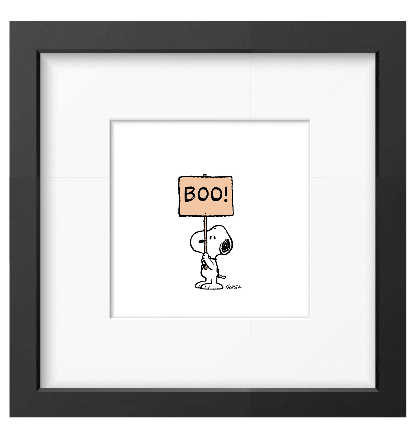 Peanuts Boo Framed Print - PopArtFusion