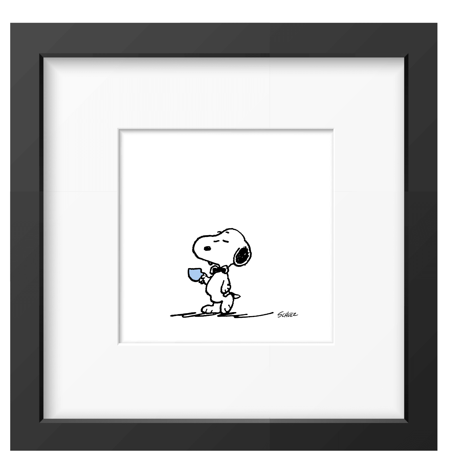 Peanuts Cuppa Framed Print - PopArtFusion