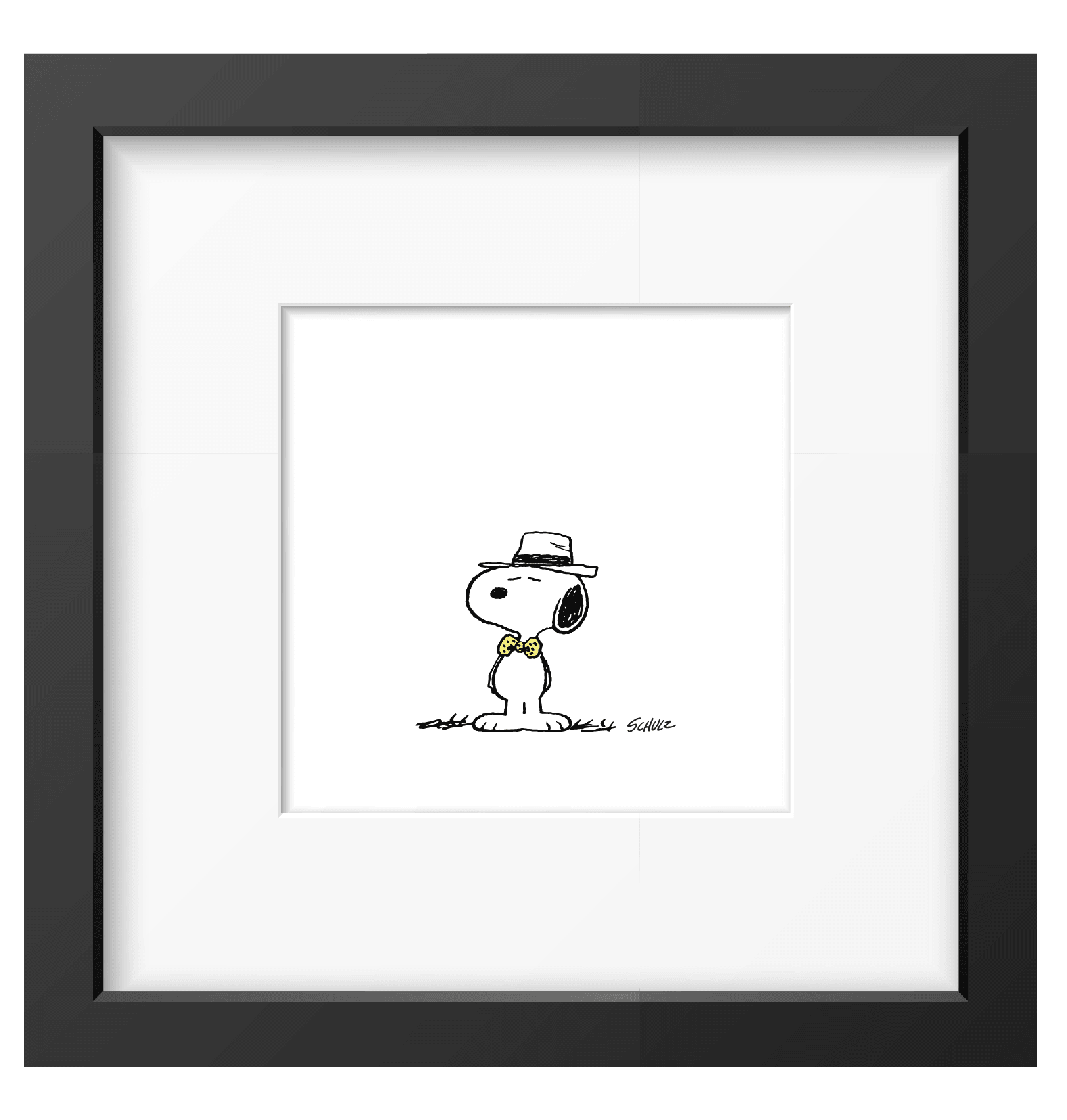 Peanuts Dapper Framed Print - PopArtFusion