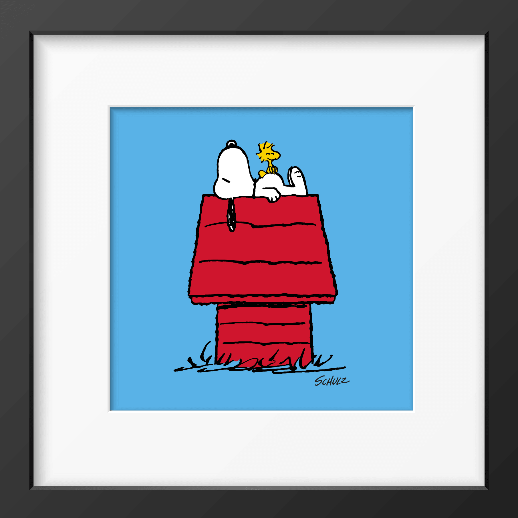 Peanuts House Framed Print - PopArtFusion