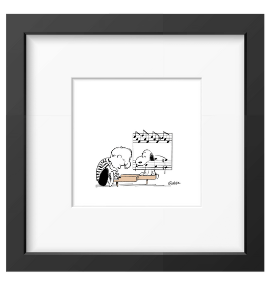 Peanuts Music Framed Print - PopArtFusion