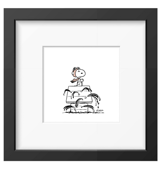 Peanuts Red Baron Framed Print - PopArtFusion
