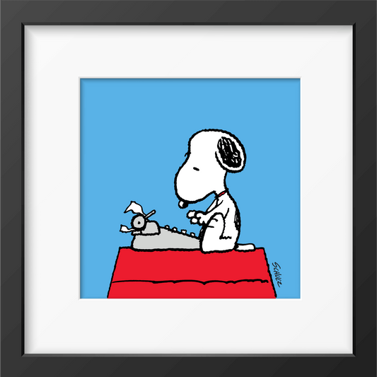 Peanuts Type Framed Print - PopArtFusion