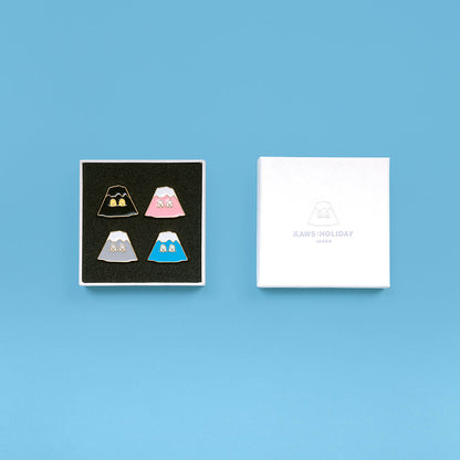 KAWS:HOLIDAY JAPAN Mount Fuji Pin Set (Set of 4)